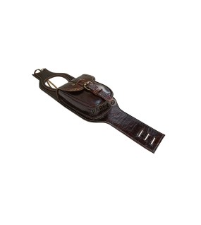 Royal Enfield New Classic Reborn 350 Fuel Gas Tank Belt With Pouch Antique Brown