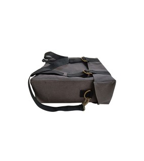 Royal Enfield New Classic Reborn 350 cc Military Pannier Bag Gray With Fitting