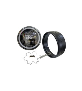 Royal Enfield Classic Reborn 350cc R Sign 7" LED Headlight With Black Rim 2022-2023