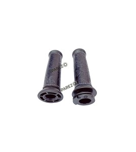 Royal Enfield Classic Reborn 350 and Meteor 350 Lever Grip With Engraved Leather Cover Black