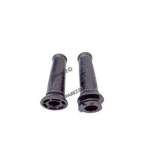 Royal Enfield Classic Reborn 350 and Meteor 350 Lever Grip With Engraved Leather Cover Black