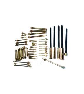 New Royal Enfield Engine Stud Half Kit With Nuts 43 Pcs