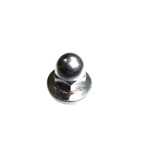 Royal Enfield 2 Chromed M8 Domed Nuts T Cover