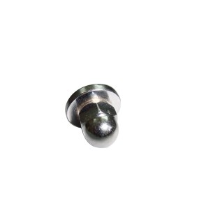 Royal Enfield 2 Chromed M8 Domed Nuts T Cover