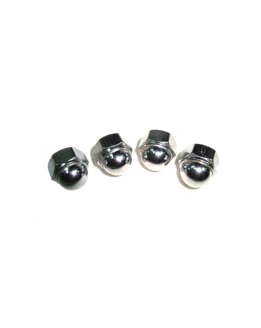 Royal Enfield Rear Shocker Domed Nuts 4 Chromed