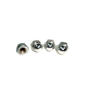 Royal Enfield Rear Shocker Domed Nuts 4 Chromed