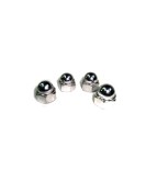Royal Enfield Rear Shocker Domed Nuts 4 Chromed