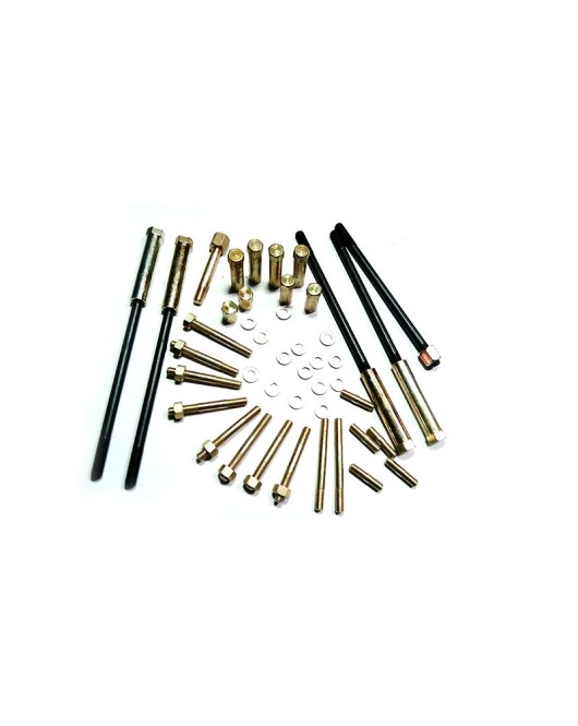 Royal Enfield Complete Cylinder Head Nut Stud Kit, Rocker Nut Kit