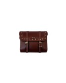 Royal Enfield Classic 350cc 500cc Saddle Bag Pair Cherry Color