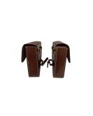 Royal Enfield GT Continental 650 Pannier Leather Bags Pair D1 Brown