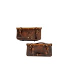 Royal Enfield Pannier Rails and Leather Bags Pair Brown Tan For GT Continental 650