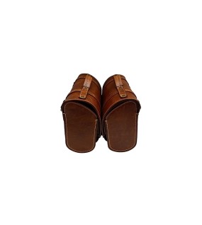 Royal Enfield Classic 350cc 500cc Brown Tan Genuine Leather Luggage Bag