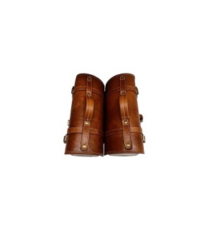 Royal Enfield Classic 350cc 500cc Brown Tan Genuine Leather Luggage Bag