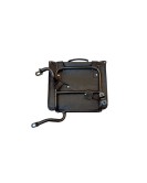 Royal Enfield Classic 350cc 500cc Pair of Saddle Bag Black Leather with Rails