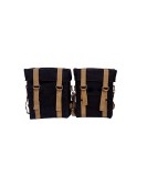 Royal Enfield Black and Golden Pannier Bags and Fitting Frame For Classic 350cc 500cc