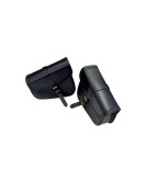 Royal Enfield GT Continental and Interceptor 650 Genuine Leather Black Pannier Bags