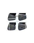 Royal Enfield GT and Interceptor 650 Leather Comfortable Dual Seat with Pannier Bag