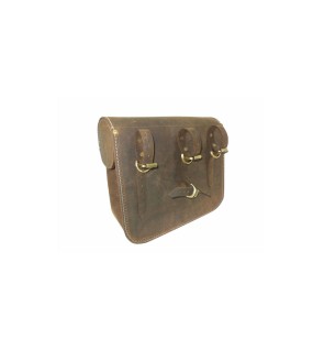 Royal Enfield Genuine Leather Saddle Bags Pair For Classic Models 500cc 350cc
