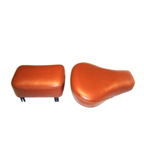 New Royal Enfield Leather Sprung Front And Pillion Seat