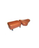 New Royal Enfield Leather Sprung Front And Pillion Seat