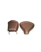 Bullet Classic Sprung Front And Pillion Seat Tan Colour