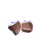 Bullet Classic Sprung Front And Pillion Seat Tan Colour