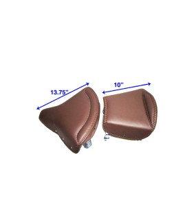 Bullet Classic Sprung Front And Pillion Seat Tan Colour