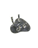 Royal Enfield American Style Large Rear Seat Black Leather