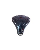 Harley Sportster Steel Based Black Leather Finish Seat Custom Bobber Chopper
