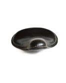 Custom Bobber Chopper Harley Sportster Black Leather Finish Deep Dish Seat