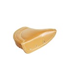 New Royal Enfield Tan VINYL Front Solo Seat With Chrome Springs Complete