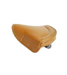 New Royal Enfield Tan VINYL Front Solo Seat With Chrome Springs Complete