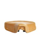 New Royal Enfield Tan VINYL Front Solo Seat With Chrome Springs Complete