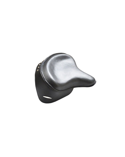 New 16" Harley Chopper Classic Police Seat Skirted Black With Springs