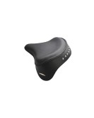 New 16" Harley Chopper Classic Police Seat Skirted Black With Springs