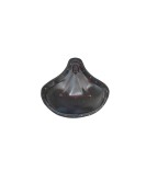 New 16" Harley Chopper Classic Police Seat Skirted Black With Springs