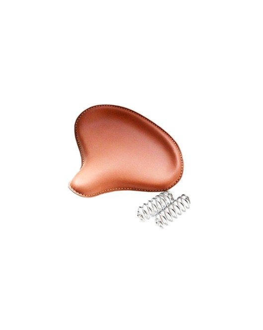 New Royal Enfield Front American Type Seat Brown Colour + Chrome Springs