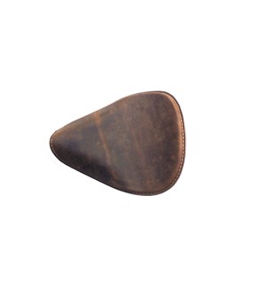 Custom Bobber Chopper Harley Sportster Steel Leather Based Seat Brown