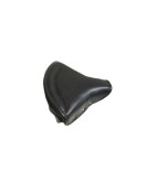 New Royal Enfield Black Leather Front Solo Seat With Chrome Springs Complete