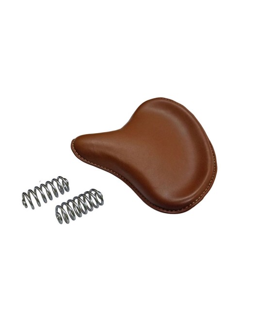 Indian Chief Scout Military Civil Leather Browntan Seat Custom Chopper Bobber