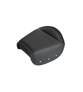 New BSA Norton Triumph Enfield Black Pillion Seat With Chrome Springs