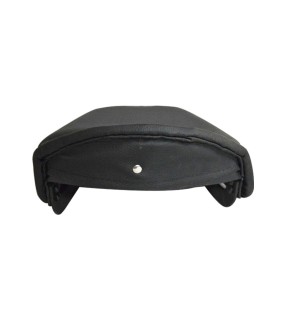 New BSA Norton Triumph Enfield Black Pillion Seat With Chrome Springs