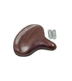 Royal Enfield Front American Type Seat Brown Colour + Chrome Springs