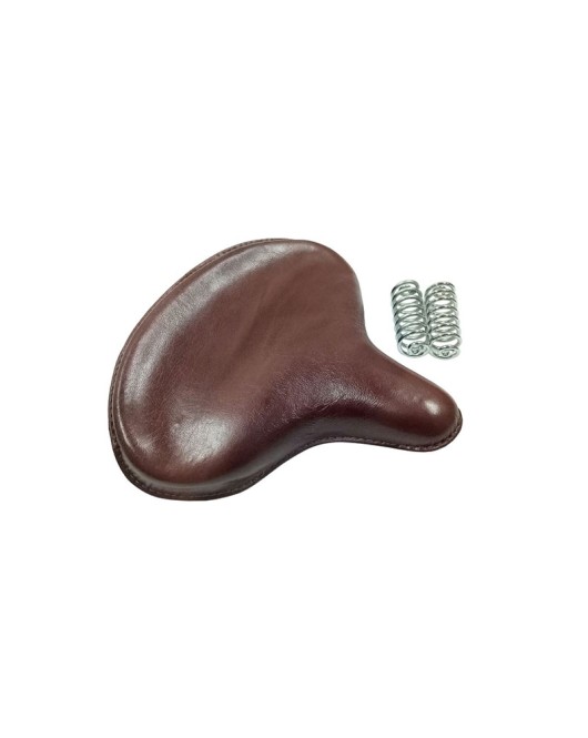 Royal Enfield Front American Type Seat Brown Colour + Chrome Springs