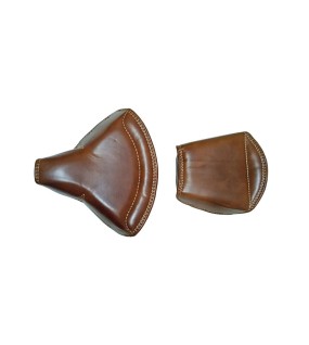 Bullet Classic 500cc 2017 Sprung Front And Pillion Seat Leather Brown Tan Color