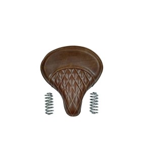 Royal Enfield 500cc Standard Leather Brown Color Seat With Spring 