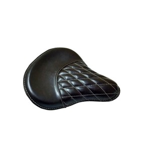 Royal Enfield 350cc &amp; 500cc Standard Leather Dark Brown Color Seat With Spring