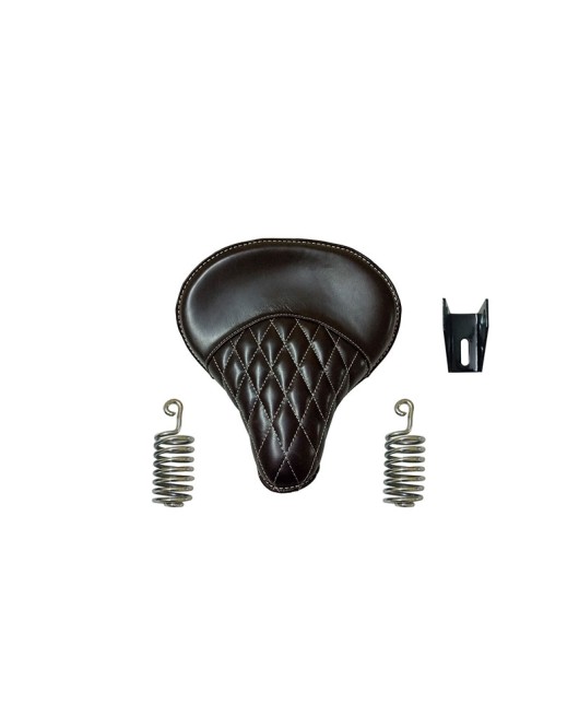 Royal Enfield 350cc & 500cc Classic Leather Dark Brown Color Seat With Spring