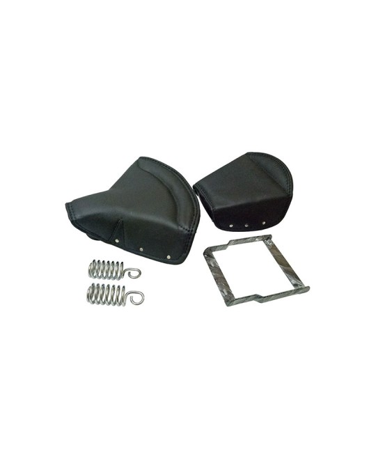 Royal Enfield Classic 500cc Sprung Front And Rear Pillion Leather Seat