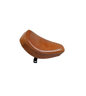 Royal Enfield Front Solo Seat Tan Color Leather Bullet Norton BSA Trump